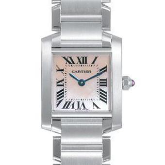 CARTIER カルティエ タンクフランセーズ コピー SM W51028Q3 ピンク